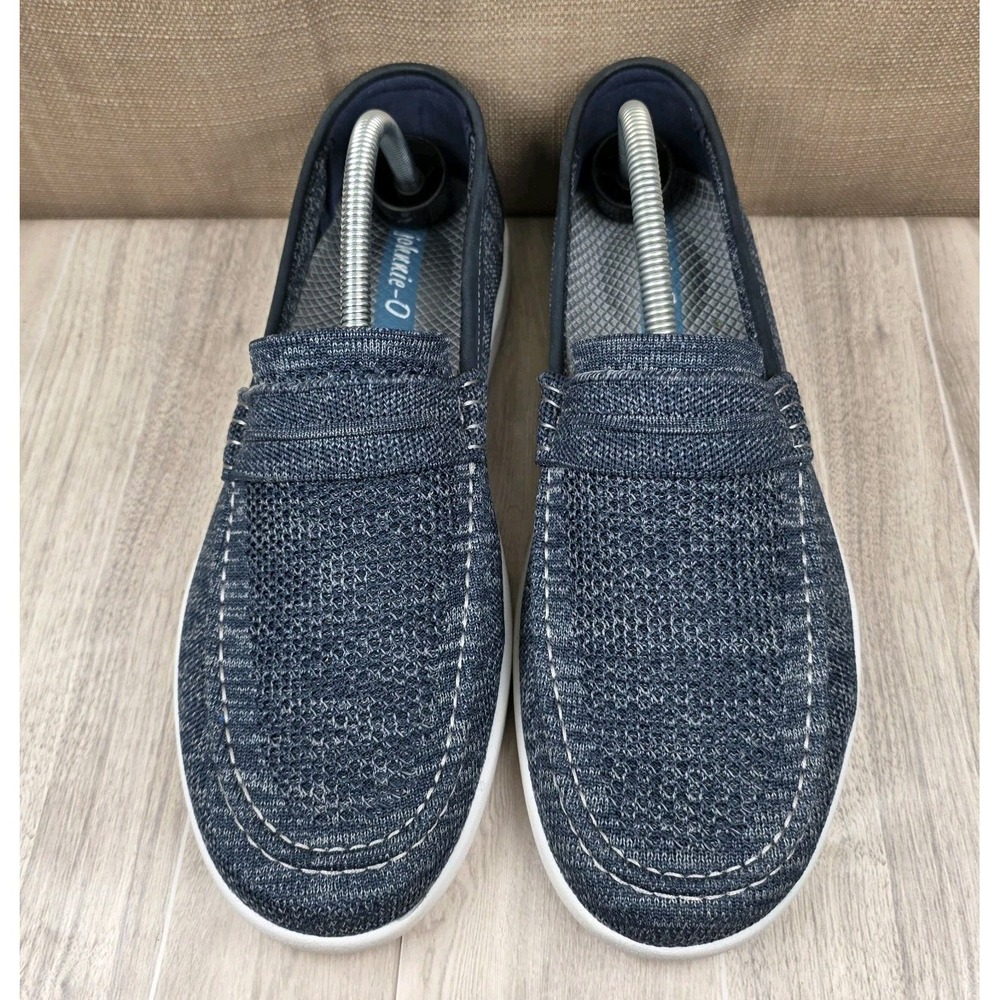 Johnnie-O Flylite Knit Twilight Blue Slip On Loafer Shoes Mens Size 10.5M